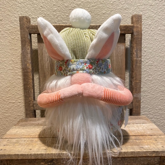 Spring Bunny Plush Gnomes Set Of 2, Spring Floral Gnomes, Bunny Gnomes - Picture 12 of 14